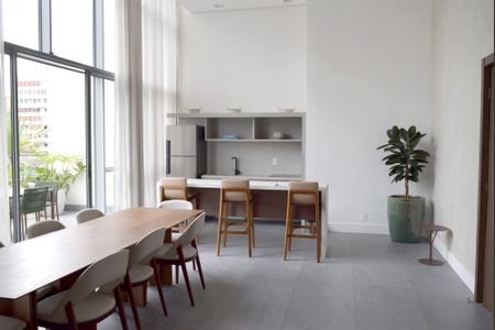 Studio para alugar com 31m², 1 quarto e 1 vagaSalão de Festas