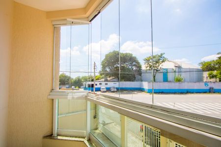 Varanda da sala de apartamento para alugar com 3 quartos, 92m² em Jardim Stella, Santo André