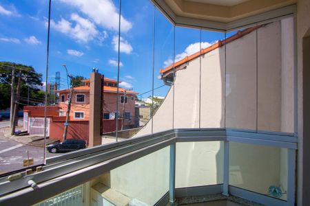 Varanda da sala de apartamento para alugar com 3 quartos, 92m² em Jardim Stella, Santo André
