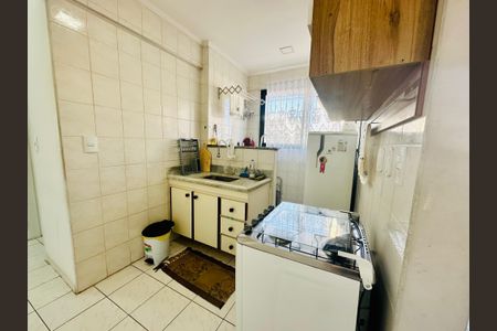 Cozinha de apartamento para alugar com 1 quarto, 54m² em Vila Tupi, Praia Grande