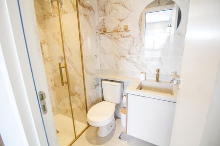 Studio para alugar com 30m², 1 quarto e 1 vaga Studio para alugar com 30m², 1 quarto e 1 vagaBanheiro