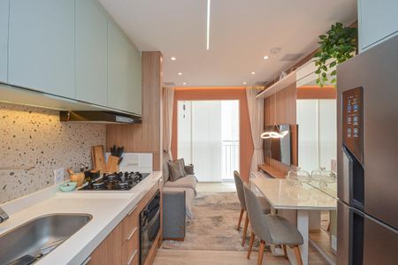 Apartamento à venda com 35m², 2 quartos e sem vaga Apartamento à venda com 35m², 2 quartos e sem vagaSala/Cozinha