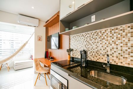 Apartamento para alugar com 25m², 1 quarto e sem vagaStudio - Quarto e Cozinha