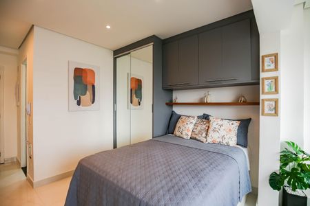 Apartamento para alugar com 25m², 1 quarto e sem vagaStudio - Quarto e Cozinha