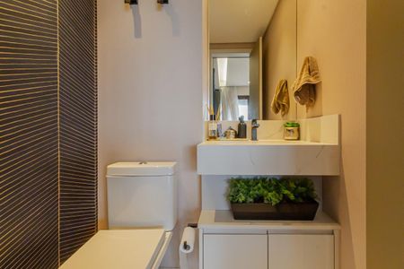 Lavabo de kitnet/studio à venda com 1 quarto, 94m² em Itaim Bibi, São Paulo