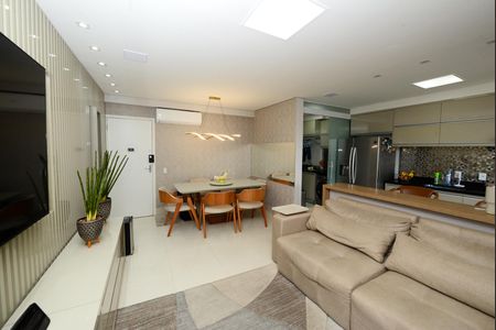 Sala de apartamento à venda com 3 quartos, 88m² em Jk, Contagem