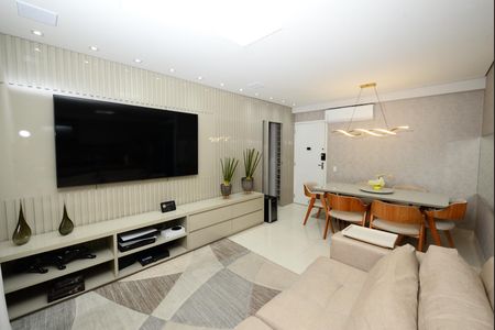 Sala de apartamento à venda com 3 quartos, 88m² em Jk, Contagem