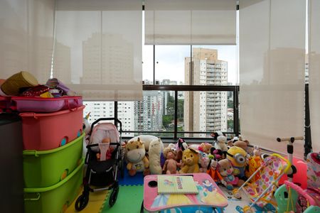 Varanda da Sala de apartamento à venda com 2 quartos, 100m² em Vila Andrade, São Paulo