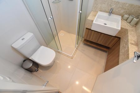 Apartamento para alugar com 50m², 1 quarto e 1 vagaBanheiro da Suíte