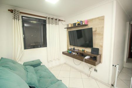 Sala de apartamento à venda com 2 quartos, 48m² em Vila Aquilino, Santo André