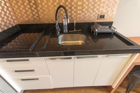 Cozinha do Studio de apartamento para alugar com 1 quarto, 17m² em Centro, Curitiba