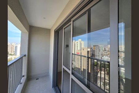 Varanda  de kitnet/studio para alugar com 1 quarto, 30m² em Centro, Guarulhos