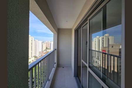 Varanda  de kitnet/studio para alugar com 1 quarto, 30m² em Centro, Guarulhos