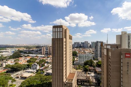 Vista da Varanda de kitnet/studio para alugar com 0 quarto, 30m² em Centro, Guarulhos