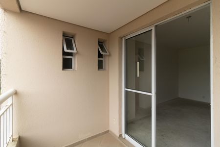 Varanda da Sala de apartamento à venda com 3 quartos, 65m² em Vila Caraguata, São Paulo