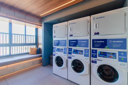 Apartamento para alugar com 28m², 1 quarto e sem vagaLavanderia