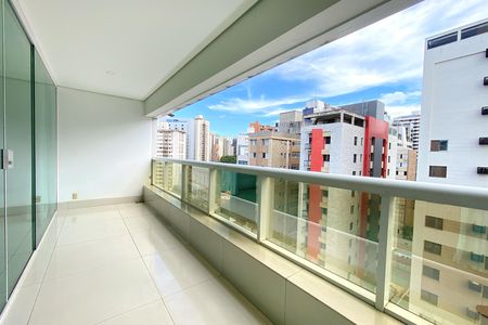Varanda da Sala de apartamento para alugar com 2 quartos, 117m² em Lourdes, Belo Horizonte