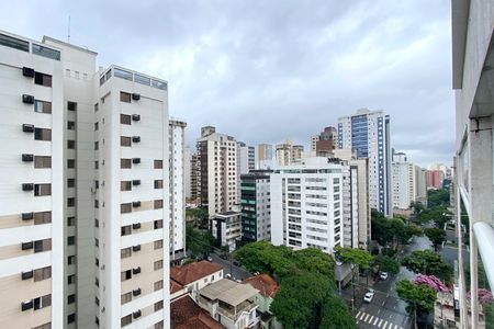 Vista da Sala de apartamento para alugar com 2 quartos, 117m² em Lourdes, Belo Horizonte