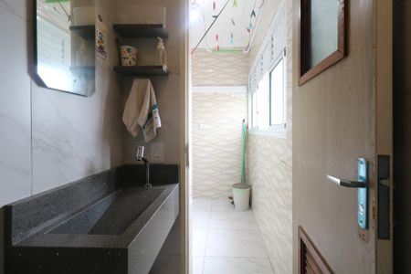 Apartamento à venda com 87m², 3 quartos e 1 vagaBanheiro da Área de Serviço