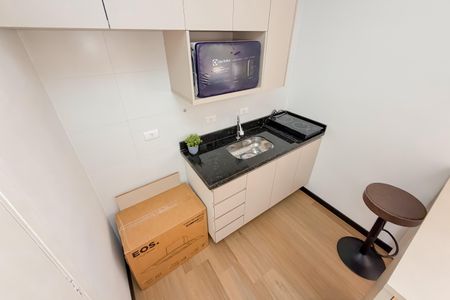 Studio à venda com 25m², 1 quarto e sem vagaCozinha