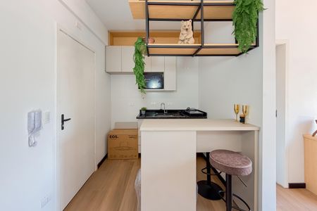 Studio à venda com 25m², 1 quarto e sem vagaCozinha