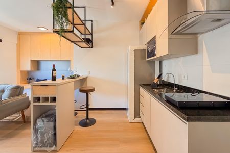 Studio para alugar com 25m², 1 quarto e sem vagaCozinha