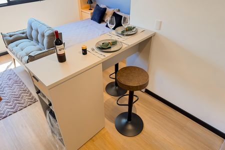 Studio para alugar com 25m², 1 quarto e sem vagaCozinha