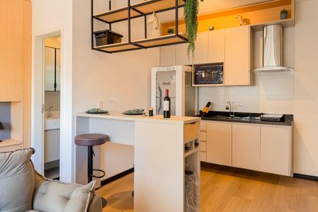 Cozinha de kitnet/studio à venda com 1 quarto, 25m² em Vila Mariana, São Paulo