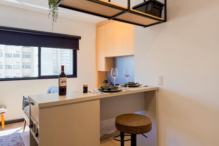 Studio para alugar com 25m², 1 quarto e sem vagaCozinha