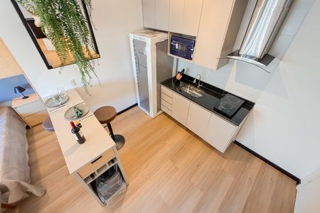 Studio para alugar com 25m², 1 quarto e sem vagaCozinha