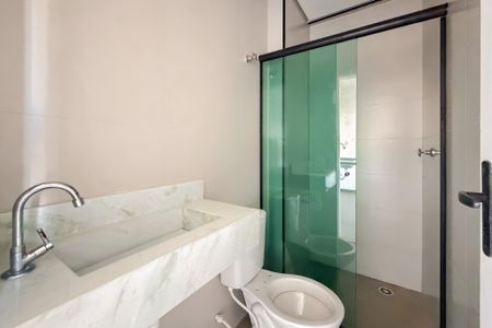 Banheiro de kitnet/studio à venda com 1 quarto, 25m² em Vila Mariana, São Paulo