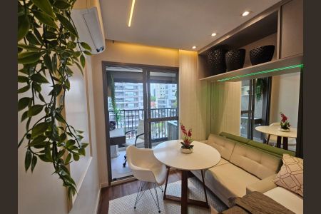 Sala de apartamento à venda com 1 quarto, 25m² em Vila Guarani (Zona Sul), São Paulo