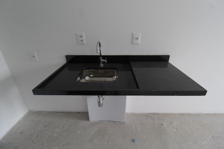 Cozinha de kitnet/studio para alugar com 1 quarto, 24m² em Vila Olímpia, São Paulo
