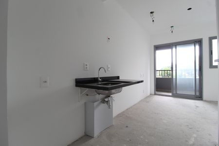 Cozinha de kitnet/studio para alugar com 1 quarto, 24m² em Vila Olímpia, São Paulo