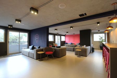 Studio para alugar com 24m², 1 quarto e sem vagaÁrea Comum - Salão de Festas
