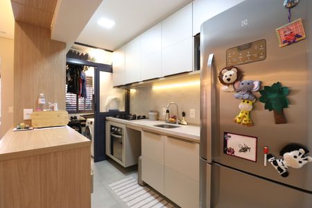 Apartamento à venda com 75m², 2 quartos e 2 vagasCozinha e Área de Serviço