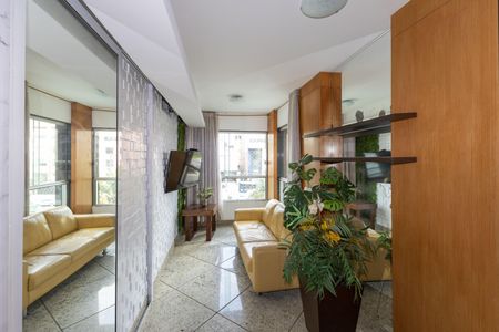 Sala de Estar de apartamento à venda com 2 quartos, 77m² em Vila da Serra, Nova Lima