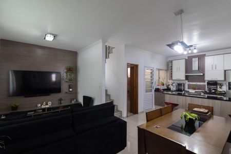 Sala e Cozinha de casa de condomínio à venda com 3 quartos, 182m² em Cidade Patriarca, São Paulo