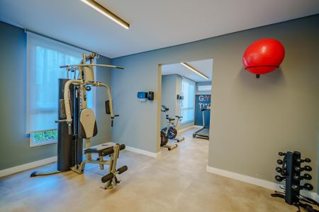 Studio para alugar com 24m², 1 quarto e sem vaga Studio para alugar com 24m², 1 quarto e sem vagaÁrea comum - Academia