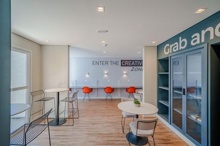 Studio para alugar com 24m², 1 quarto e sem vaga Studio para alugar com 24m², 1 quarto e sem vagaÁrea comum - Espaço Coworking