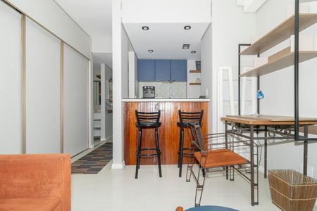 Studio à venda com 40m², 1 quarto e 1 vagaSala