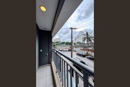 Varanda de kitnet/studio para alugar com 1 quarto, 24m² em Belenzinho, São Paulo