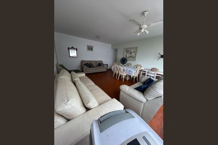 Sala de apartamento para alugar com 3 quartos, 104m² em Vila Alzira, Guarujá