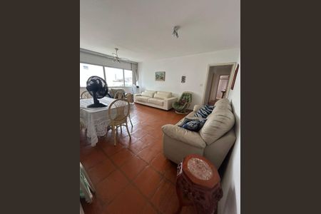 Sala de apartamento para alugar com 3 quartos, 104m² em Vila Alzira, Guarujá