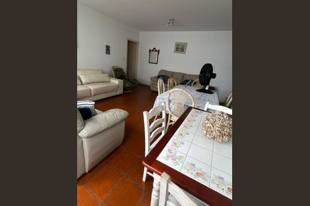 Sala de apartamento para alugar com 3 quartos, 104m² em Vila Alzira, Guarujá