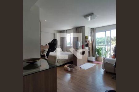 Sala de apartamento para alugar com 1 quarto, 70m² em Barra Olímpica, Rio de Janeiro