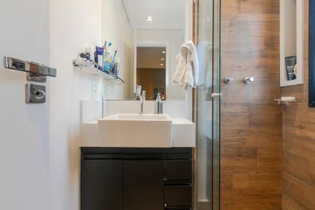 Studio à venda com 37m², 1 quarto e 1 vagaBanheiro Social