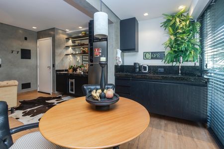 Studio à venda com 37m², 1 quarto e 1 vagaVaranda