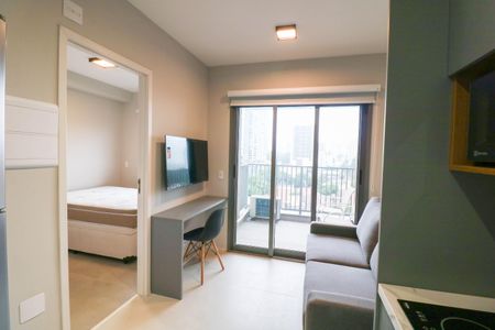 Studio de kitnet/studio para alugar com 1 quarto, 29m² em Chácara Santo Antônio (zona Sul), São Paulo