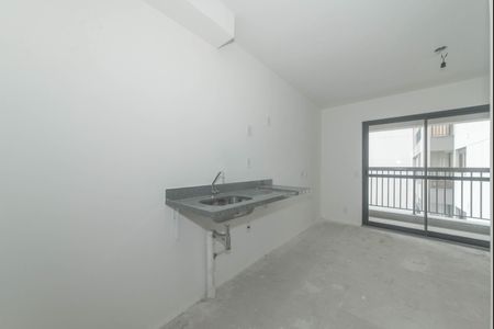 Cozinha de kitnet/studio para alugar com 1 quarto, 24m² em Vila Cordeiro, São Paulo